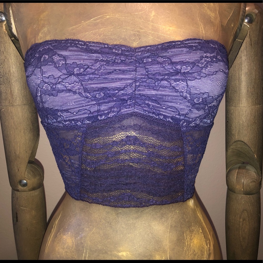 Free people cropped tube top
